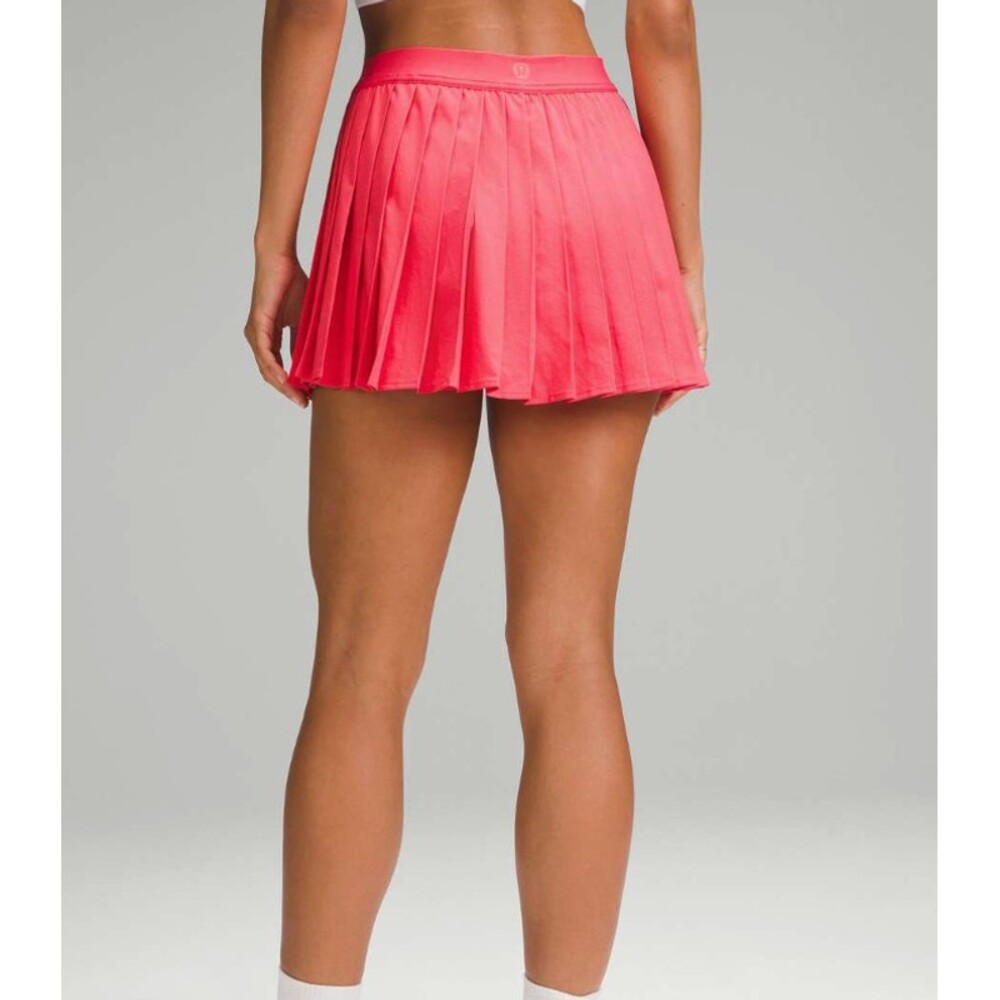 Lululemon High-Rise Pleated Tennis Skirt Glaze Pink Size 2 - Picture 2 of 9